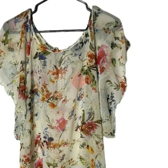 Y2K,vtg,MINT LIMIT  women XL, dress,sheer,chiffon type,bell ,tie,keyhole, NWT - Picture 12 of 15